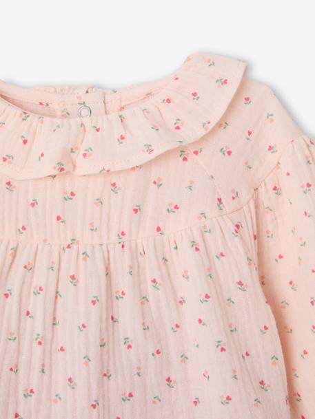 Newborn sleepsuit and trousers set rose 