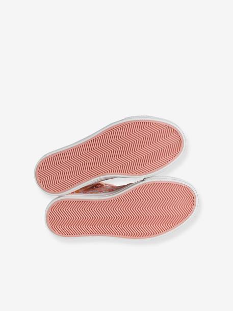 High Top Trainers in Fancy Fabric, for Girls printed white 
