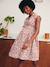 Sleeveless Shirt Dress, Maternity & Nursing navy blue+rose 