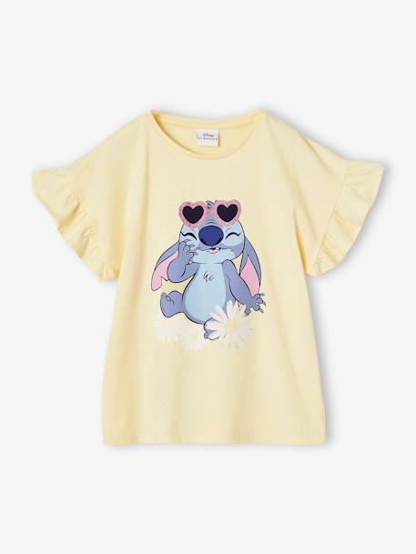 Stitch T-Shirt & Cycling Shorts Set by Disney® pastel yellow 