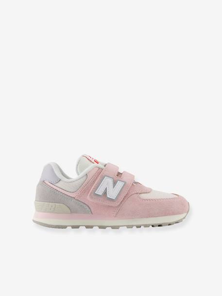 Hook-&-Loop Trainers for Kids, PV574BKM NEW BALANCE® rose 