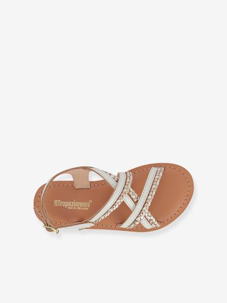 Bomongo Sandals, LES TROPEZIENNES® brown+white 