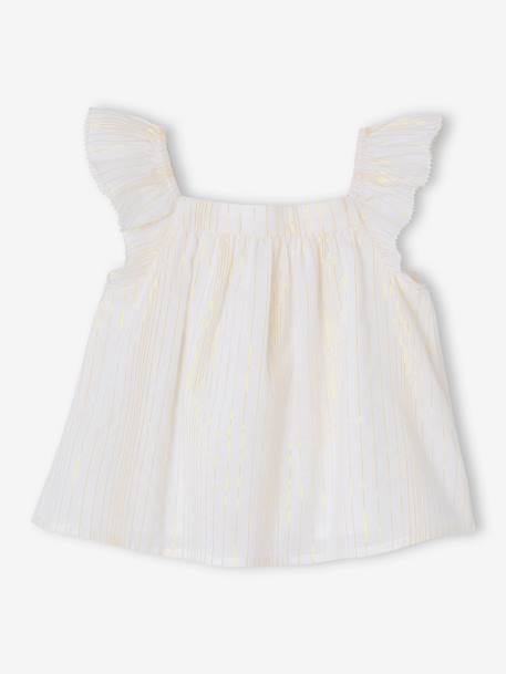 Cotton Voile Blouse for Babies vanilla 