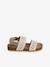 Sandals with Crochet-Effect Straps, Designed for Autonomy beige 