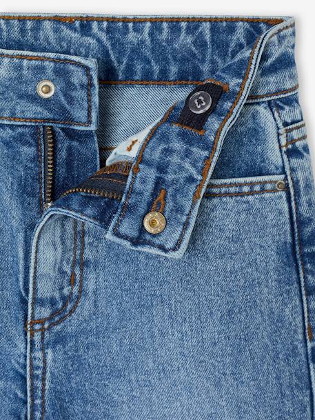 Wide-Leg MorphologiK Jeans for Girls, Medium Hip deep blue+denim grey+light blue+medium blue 