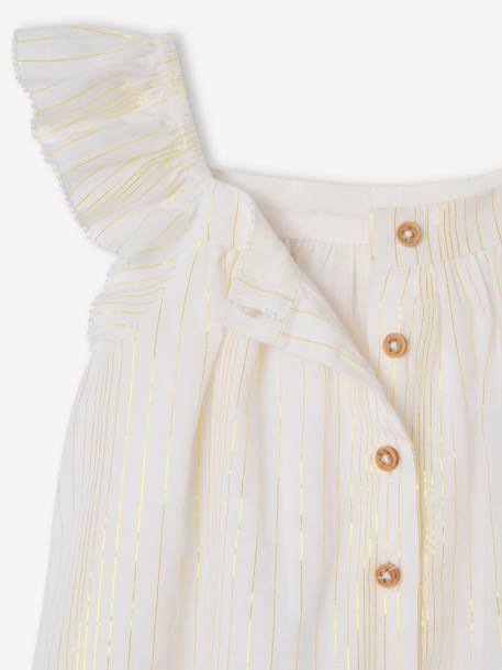 Cotton Voile Blouse for Babies vanilla 