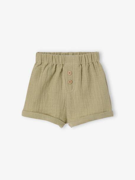 Pack of 2 jungle baby shorts khaki 