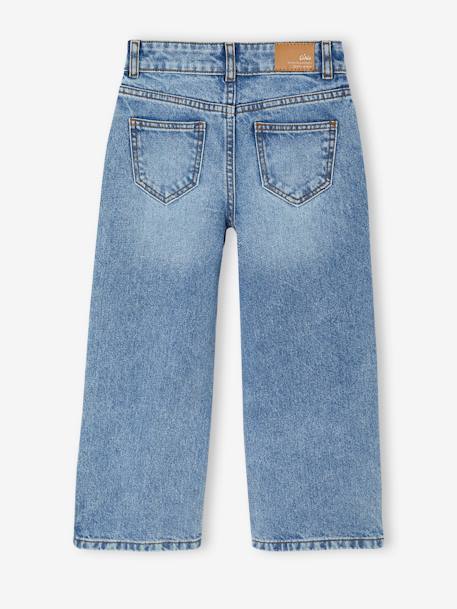 Wide-Leg MorphologiK Jeans for Girls, Medium Hip deep blue+denim grey+light blue+medium blue 