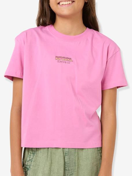 T-Shirt, SUN & SEA CROP RIP CURL rose 