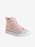 High Top Trainers in Fancy Fabric, for Girls printed white 