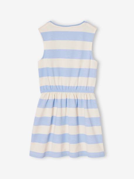Striped Stitch Dress by Disney® sky blue 