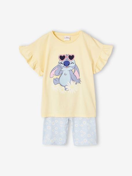 Stitch T-Shirt & Cycling Shorts Set by Disney® pastel yellow 