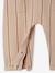 Striped Fancy Knit Jumpsuit for Babies sandy beige 