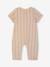 Striped Fancy Knit Jumpsuit for Babies sandy beige 