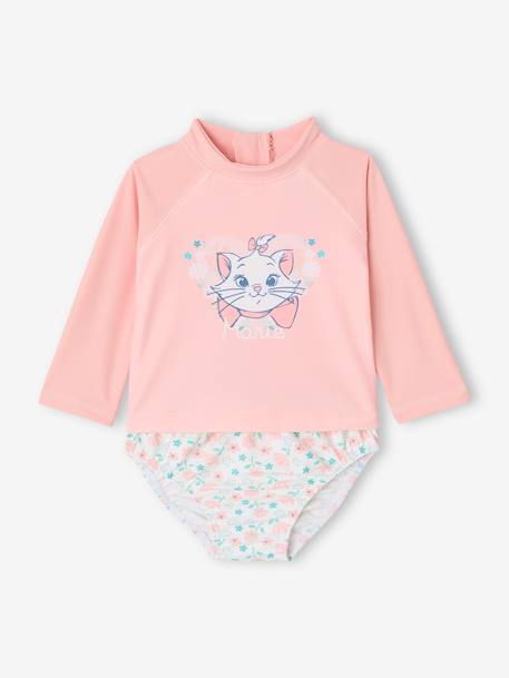 2-Piece UV-Protective Swimsuit for Baby Girls, Disney® Marie of the Aristocats rose 