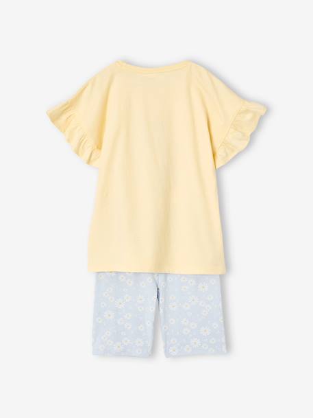 Stitch T-Shirt & Cycling Shorts Set by Disney® pastel yellow 