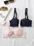 Pack of 2 Lace Bras, ENVIE DE FRAISE navy blue 