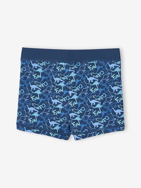 Pack of 2 Swim Boxers for Boys turquoise 