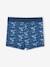 Pack of 2 Swim Boxers for Boys turquoise 