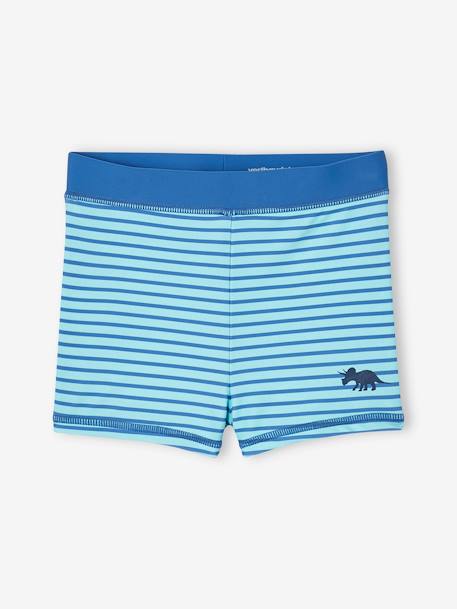 Pack of 2 Swim Boxers for Boys turquoise 