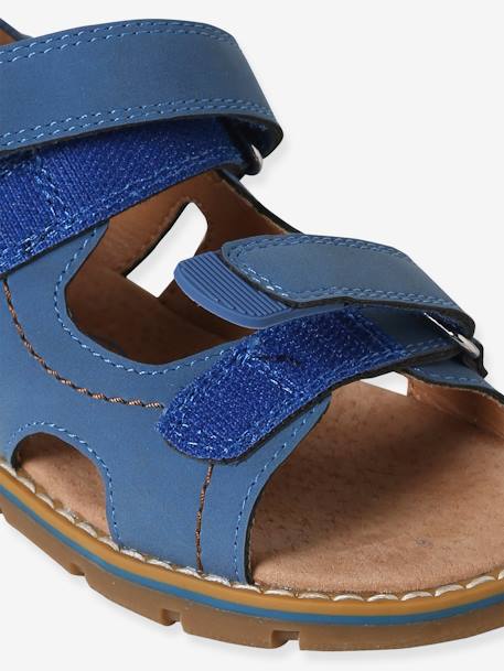 Hook-&-Loop Sandals for Children, Designed for Autonomy blue 
