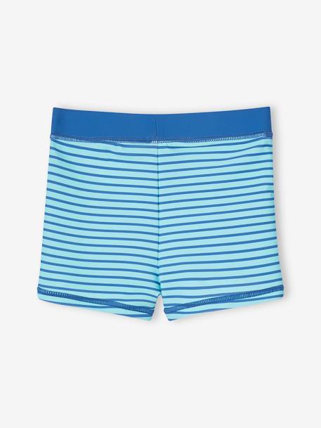 Pack of 2 Swim Boxers for Boys turquoise 