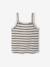 Fancy Knit Strappy Top for Girls, JONEN black+striped black 