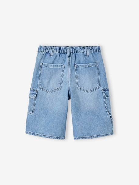 Skater Shorts, JONEN bleached denim+denim grey 