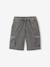 Washed-Effect Battle Shorts for Boys anthracite 