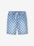 Loose-Fit Gingham Bermuda Shorts, JONEN bleached denim 