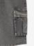 Washed-Effect Battle Shorts for Boys anthracite 