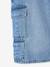 Skater Shorts, JONEN bleached denim+denim grey 