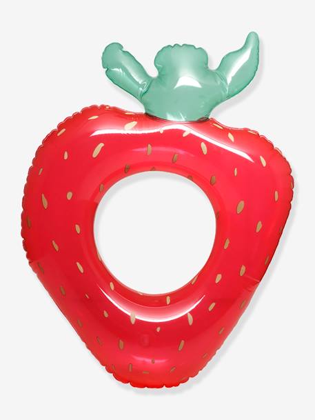 KONGES SLOJD Strawberry beach inflatable ring red 