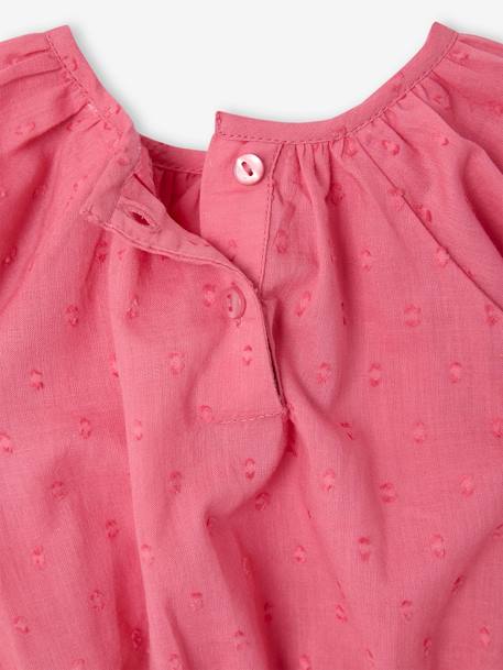 Plumetis Blouse for Babies strawberry 