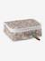 Suitcase with RETRO FLOWER soft toy yellow 