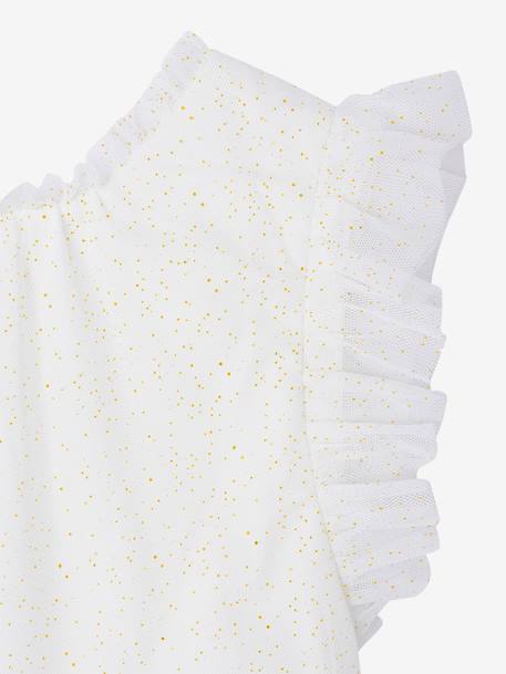 Occasion Wear Dress in Tulle for Girls white 