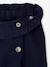wide-leg trouser for girls navy blue+red 