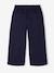 wide-leg trouser for girls navy blue+red 
