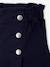 wide-leg trouser for girls navy blue+red 