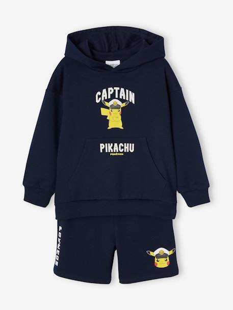 Hooded Sweatshirt & Shorts Set, Pokemon® navy blue 
