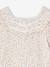 Floral cotton gauze ceremony blouse for girls printed pink 