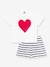 Heart Print Pyjamas for Children, PETIT BATEAU navy blue 