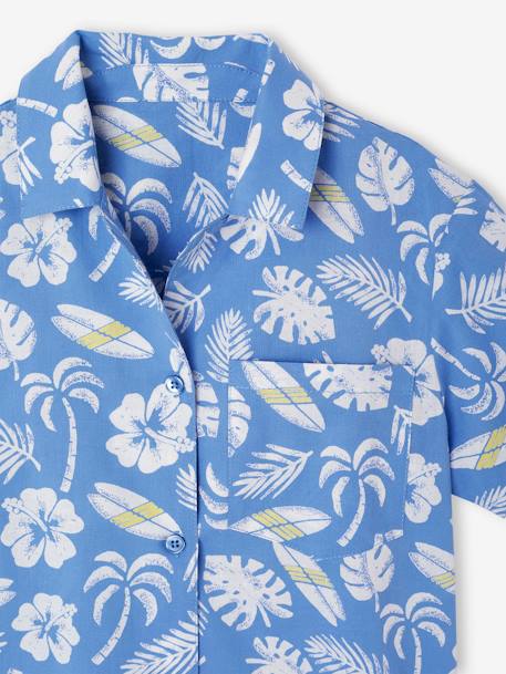 Printed Shirt for Boys azure 