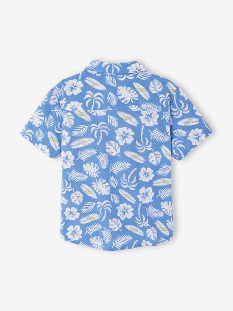 Printed Shirt for Boys azure 