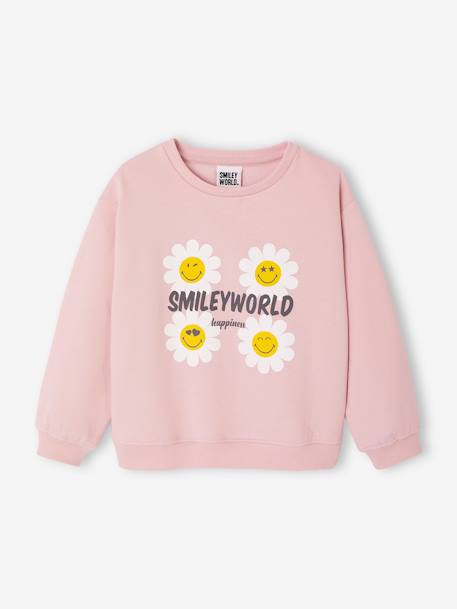 Smiley® World Sweatshirt for Girls pale pink 