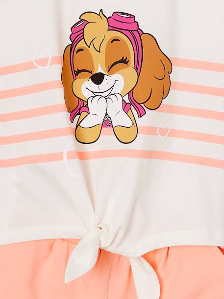 Knotted T-Shirt & Shorts Combo, Paw Patrol® Skye coral 