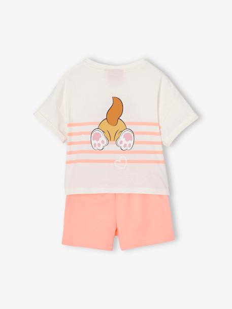 Knotted T-Shirt & Shorts Combo, Paw Patrol® Skye coral 