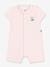 Playsuit with Peter Pan Collar for Babies, PETIT BATEAU blush 