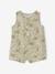 Printed baby playsuit khaki 
