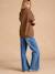 Wide-Leg Maternity Jeans with Seamless Belly Band, ENVIE DE FRAISE stone 